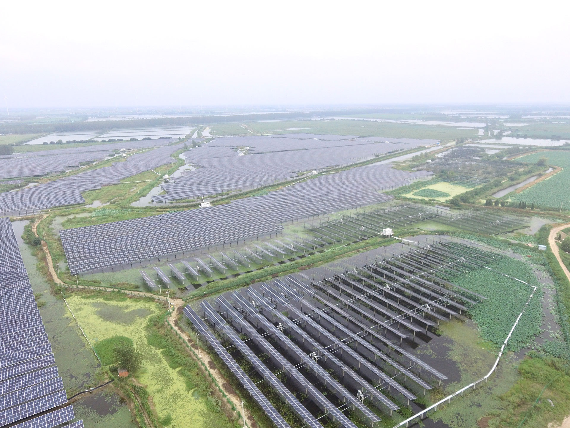 今年会科技江苏扬州宝应光伏发电应用领跑基地2号100兆瓦项目